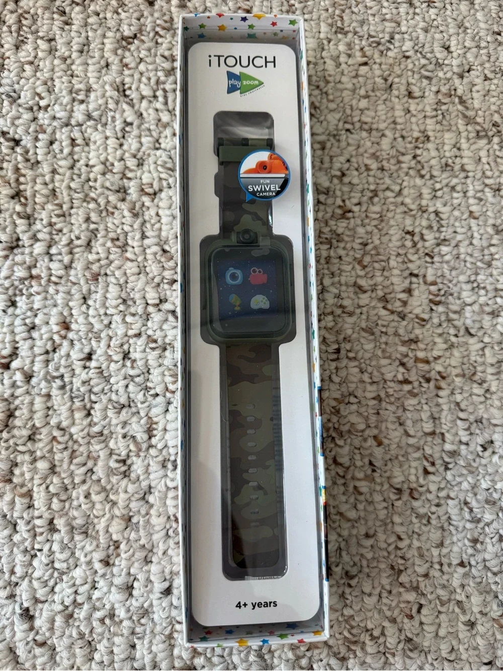 iTouch PlayZoom Kids Smartwatch Camo Camera NEW NIB
